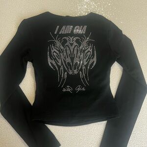 IAMGIA Rhinestone Top